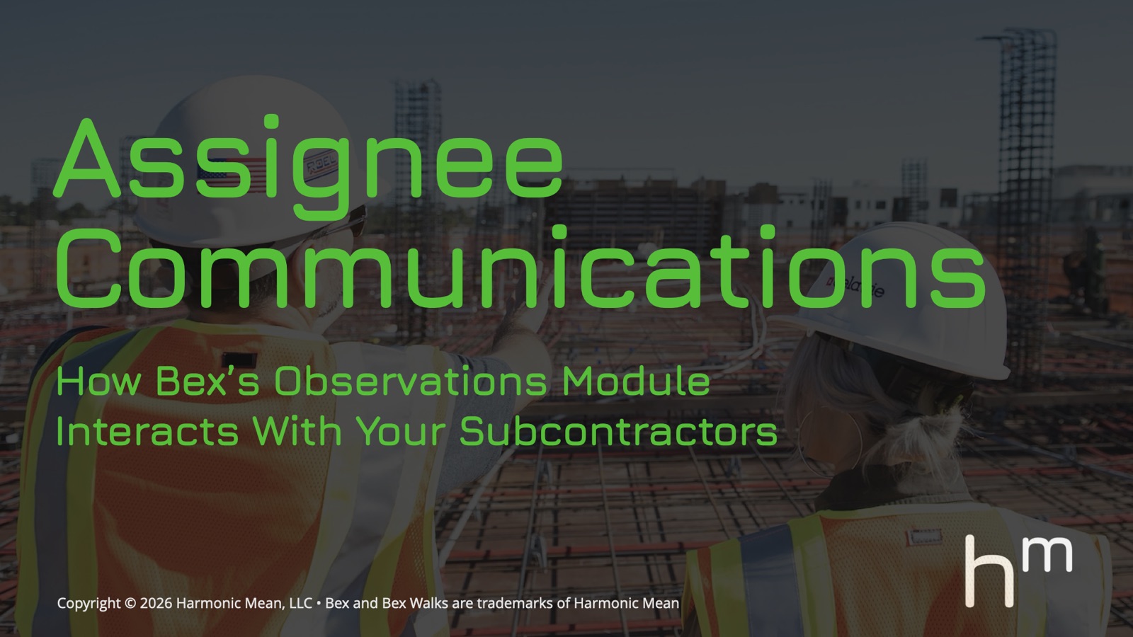 Observations & Subcontractors